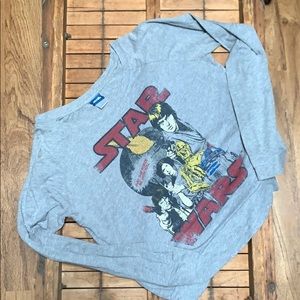“May the force be with you” Long sleeve T-shirt. L